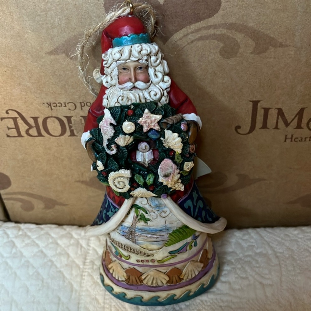 Jim Shore 2009 Beach Santa Ornament Heartwood Creek